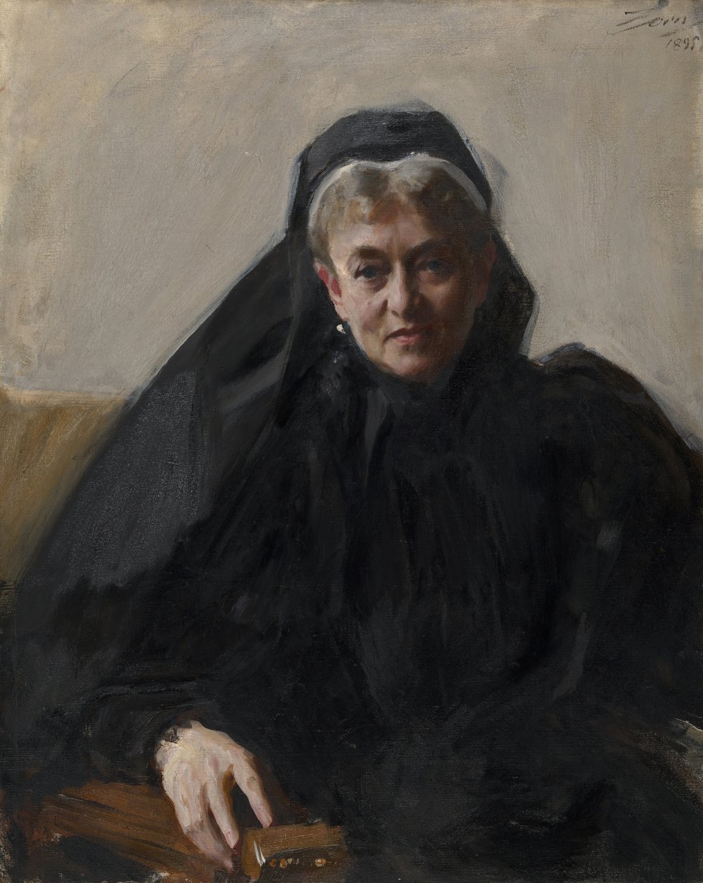 Maria Sheldon Scammon, 1895. autorstwa Anders Leonard Zorn