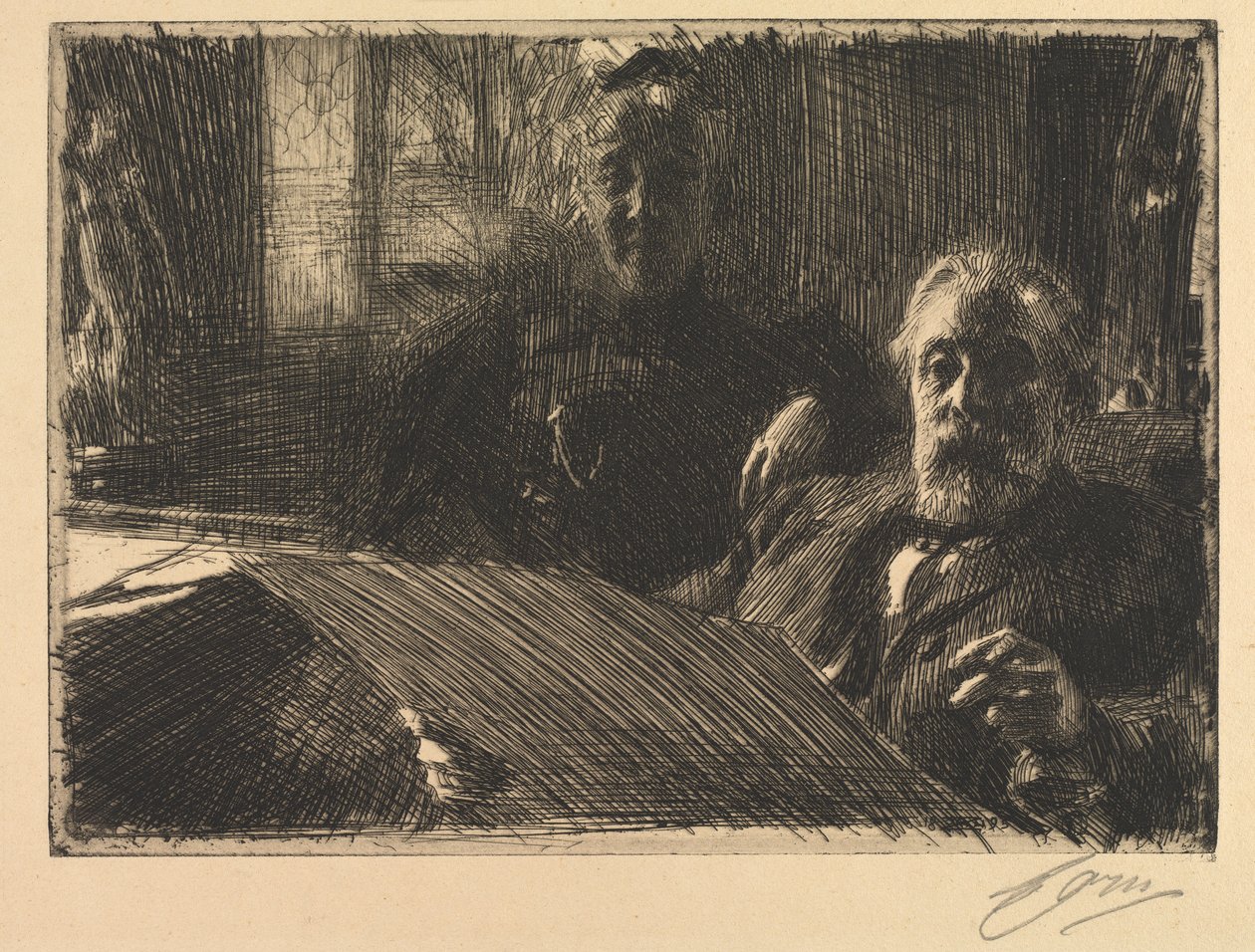 Państwo Fürstenberg, 1895. autorstwa Anders Leonard Zorn