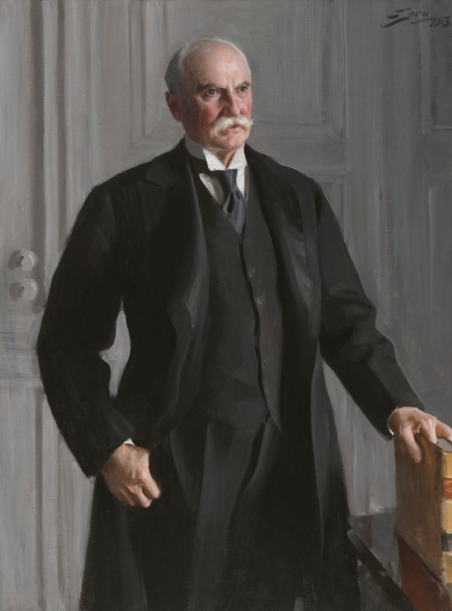 Nelson Wilmarth Aldrich, 1913. autorstwa Anders Leonard Zorn