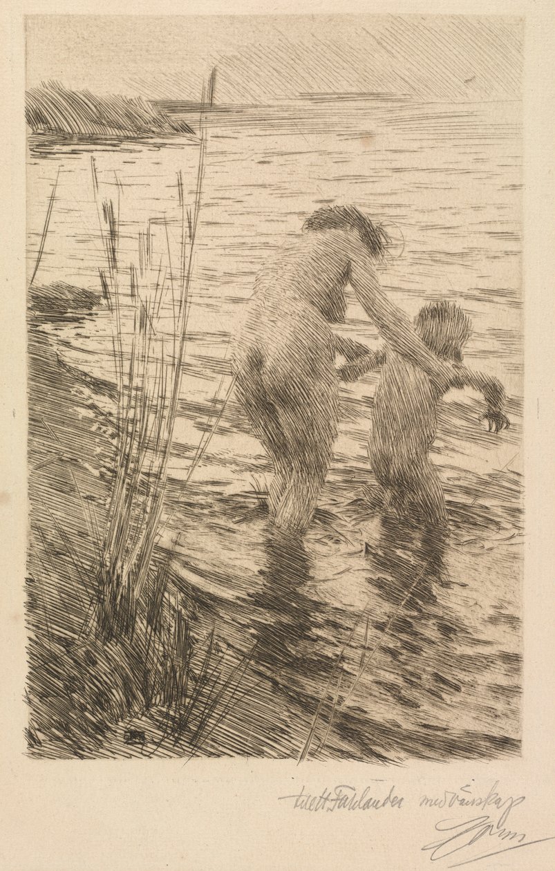 Po pierwsze, 1890. autorstwa Anders Leonard Zorn