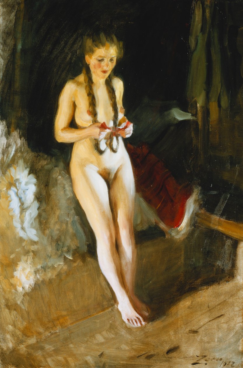 Znak, 1912 autorstwa Anders Leonard Zorn