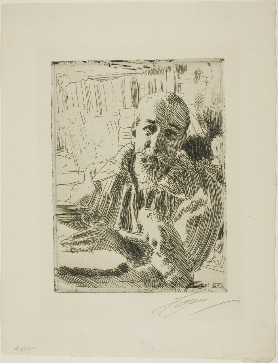 Anatole Francja autorstwa Anders Leonard Zorn