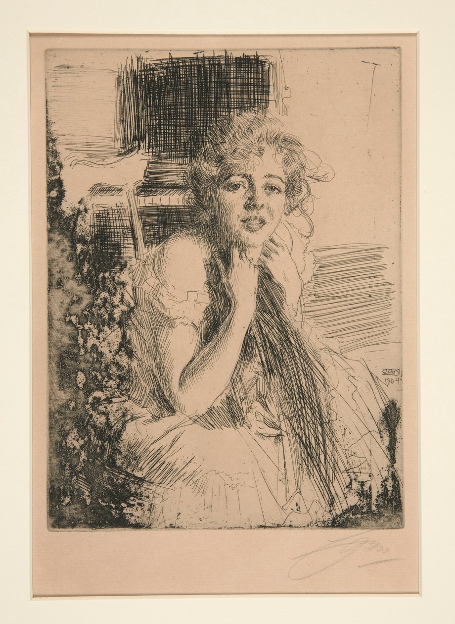 Emma Rasmussen autorstwa Anders Leonard Zorn