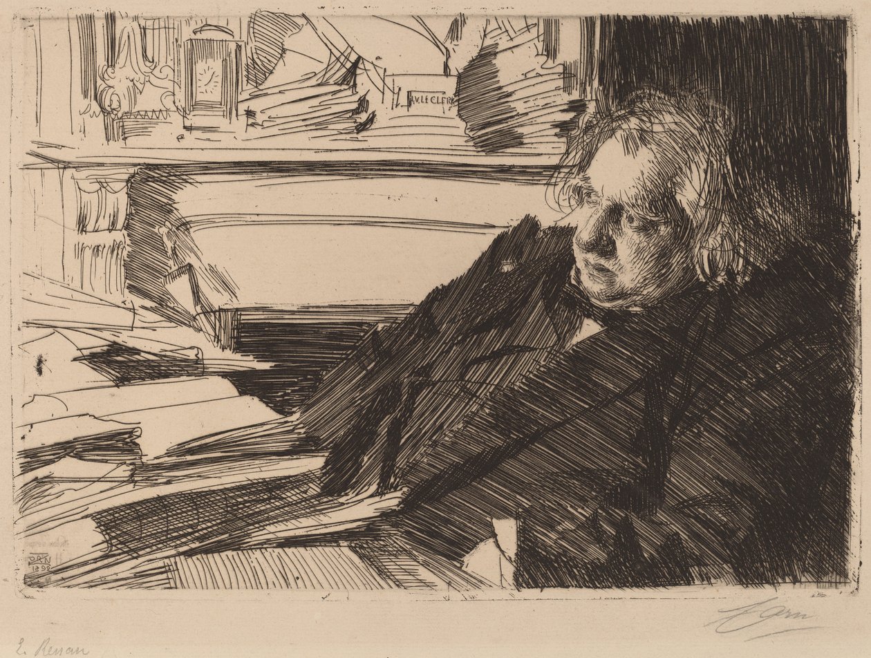 Ernest Rena autorstwa Anders Leonard Zorn
