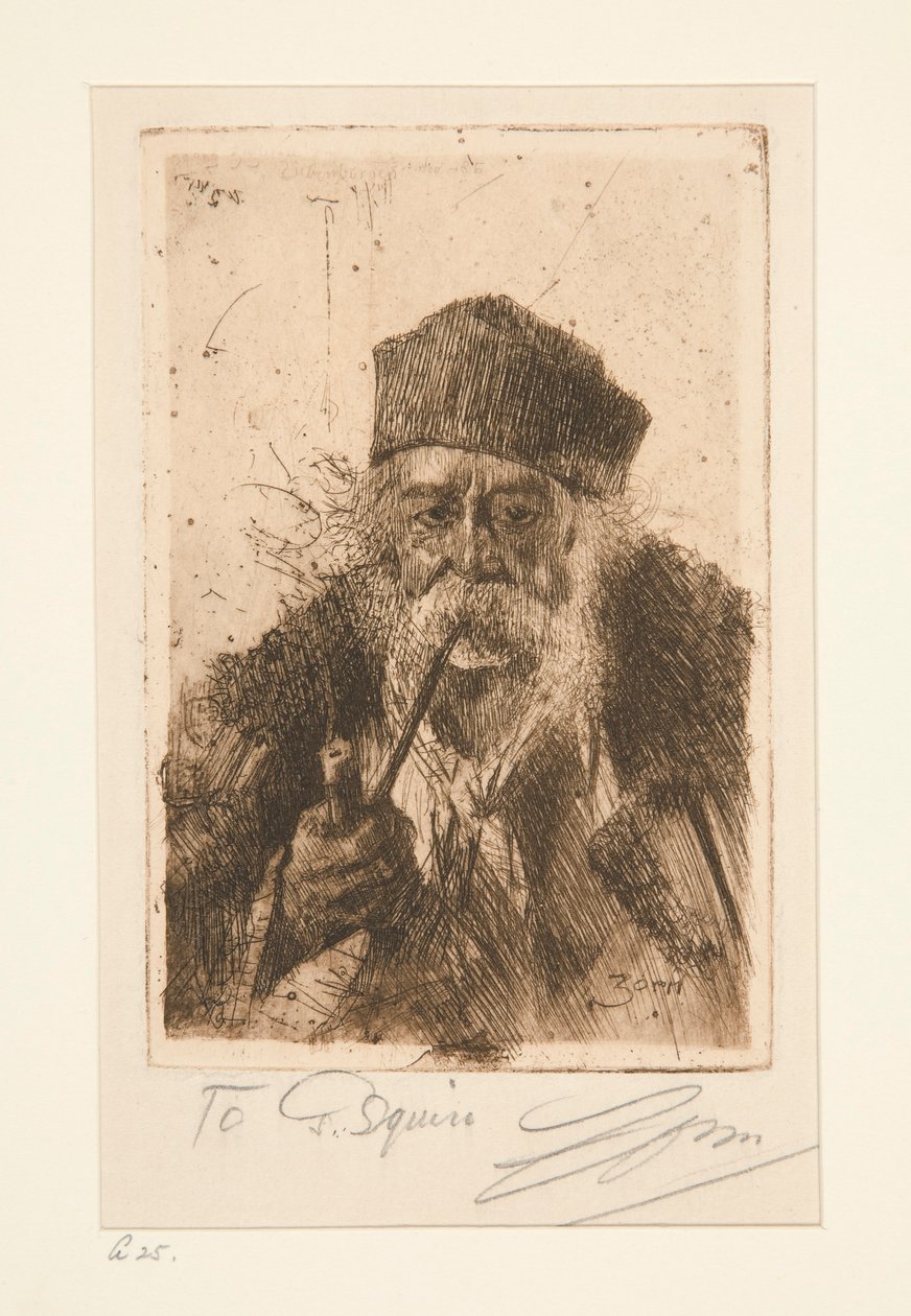 Kat z Siebenburger (Cygan węgierski) autorstwa Anders Leonard Zorn