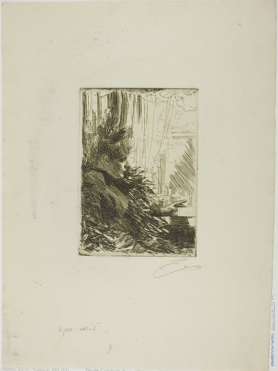 Gerda Grönberg II autorstwa Anders Leonard Zorn