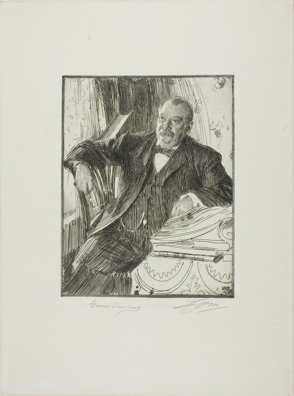 Grover Cleveland II autorstwa Anders Leonard Zorn