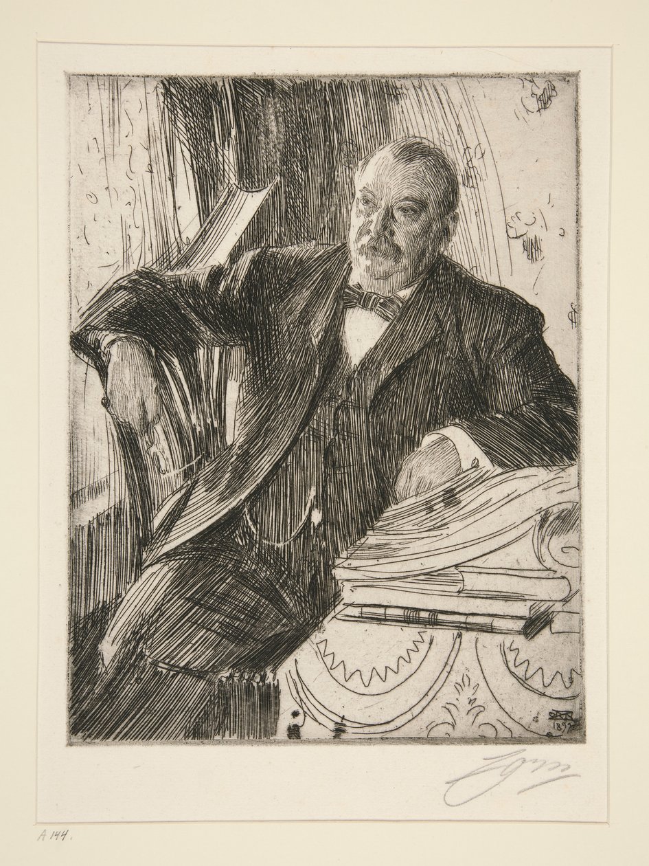 Grover Cleveland II autorstwa Anders Leonard Zorn