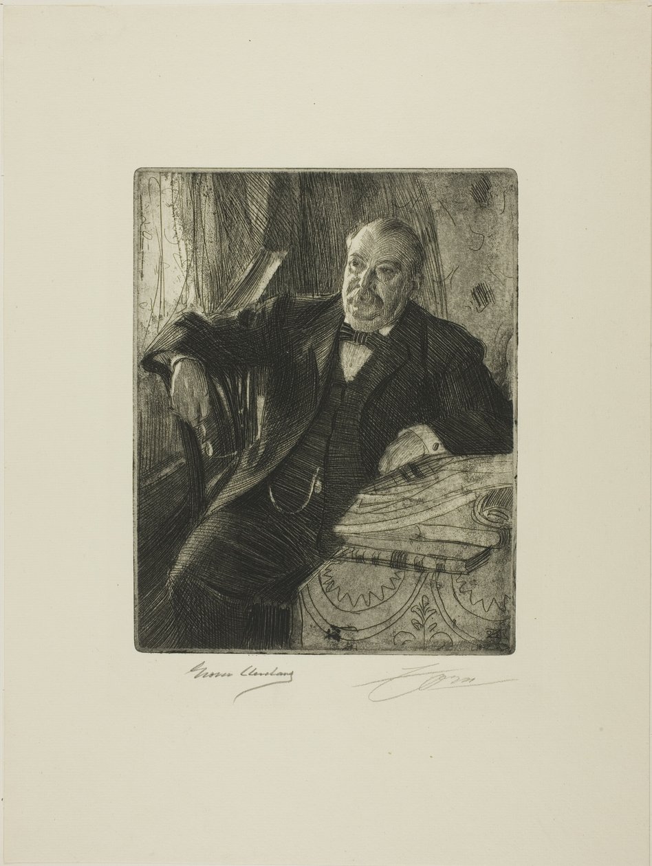 Grover Cleveland I autorstwa Anders Leonard Zorn