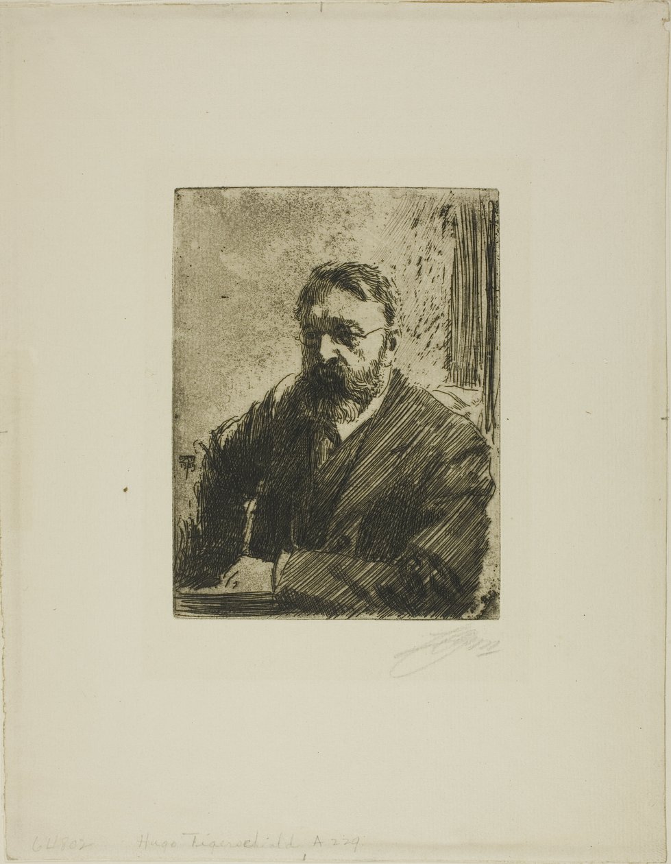 Hugo Tigerschiöld autorstwa Anders Leonard Zorn