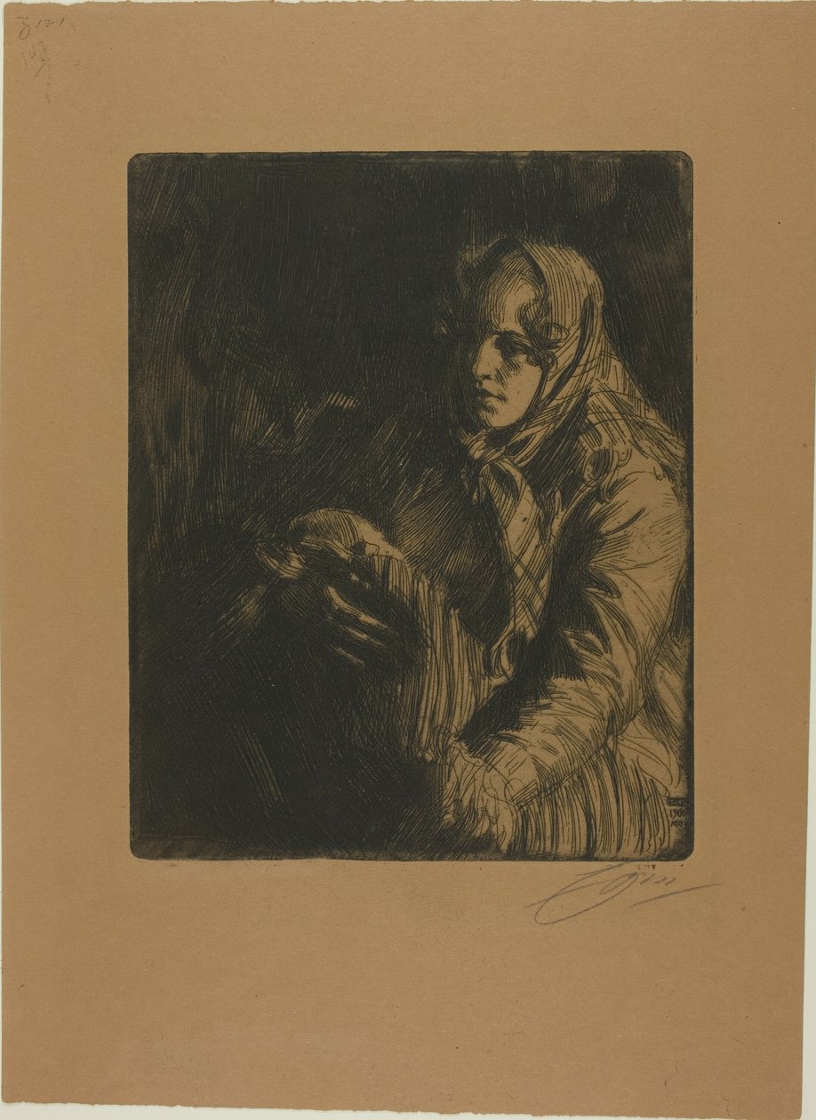 Madonna (Matka) autorstwa Anders Leonard Zorn