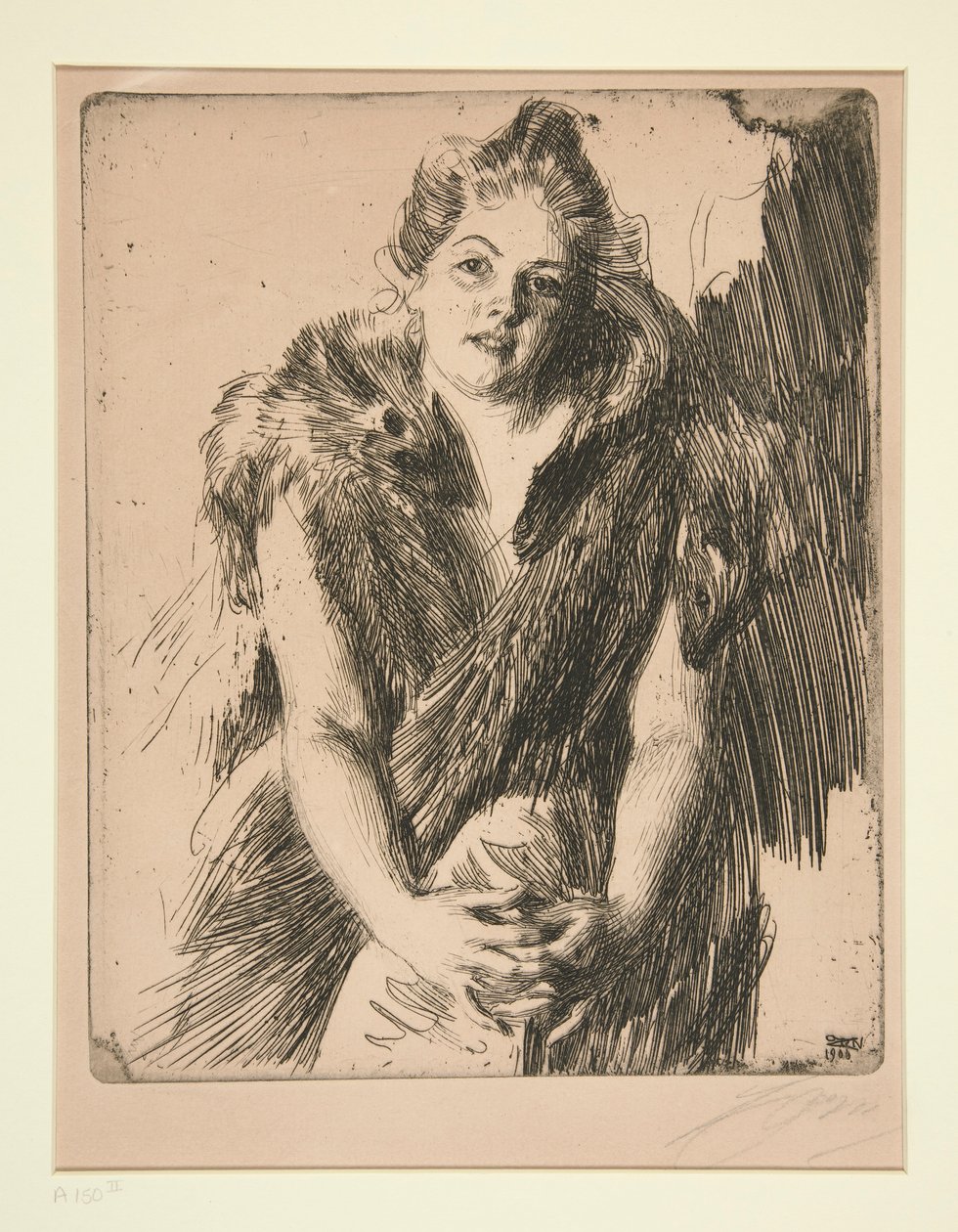 Maja Von Heijne (Monc Ljunglor) autorstwa Anders Leonard Zorn