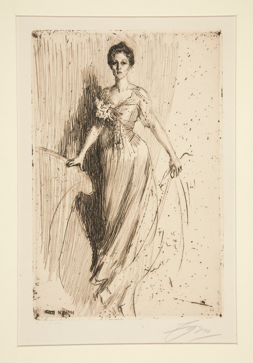 panna Ludman autorstwa Anders Leonard Zorn