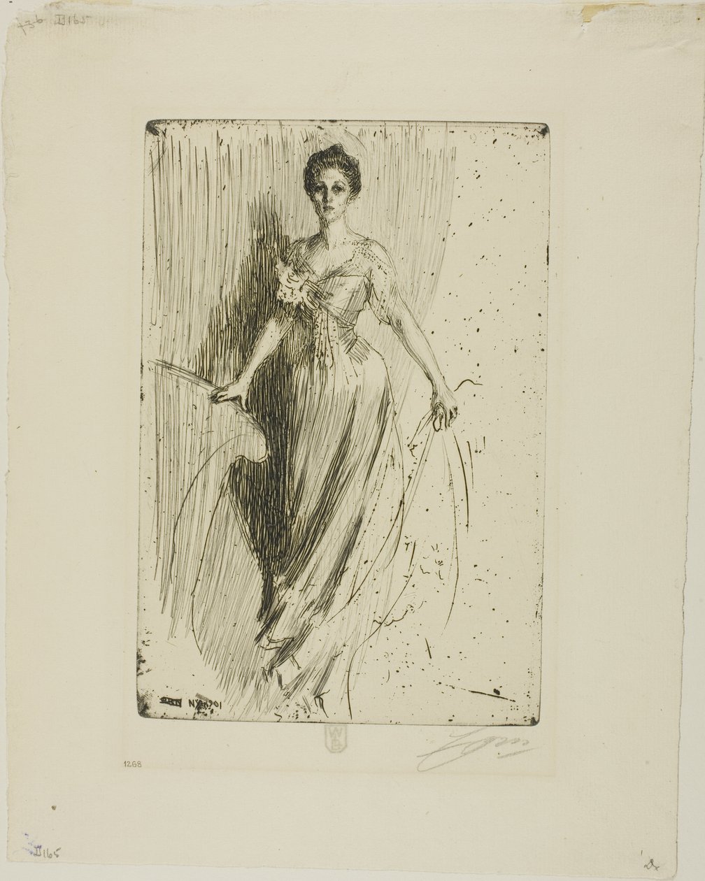 panna Lurman autorstwa Anders Leonard Zorn