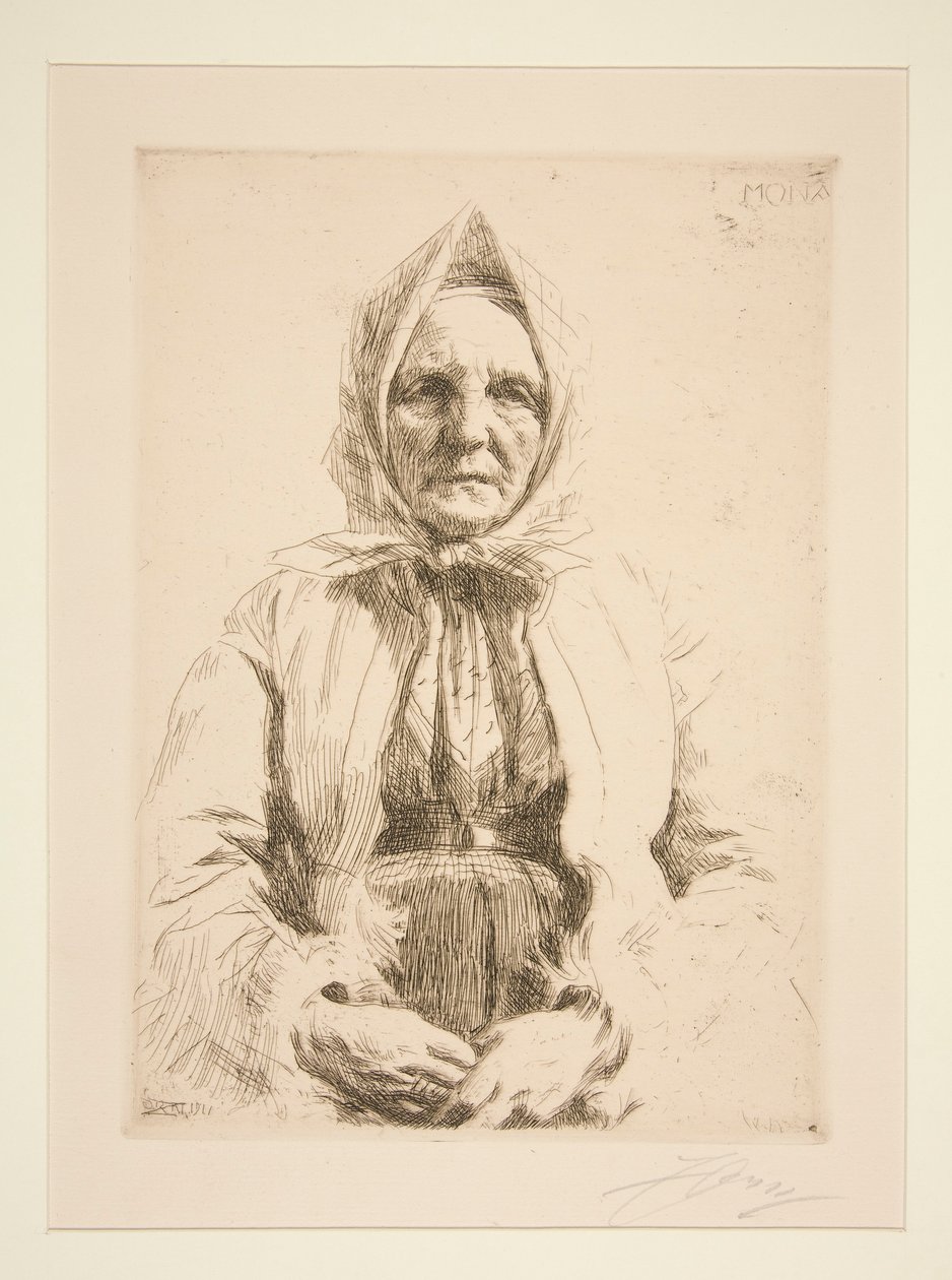 Mona autorstwa Anders Leonard Zorn