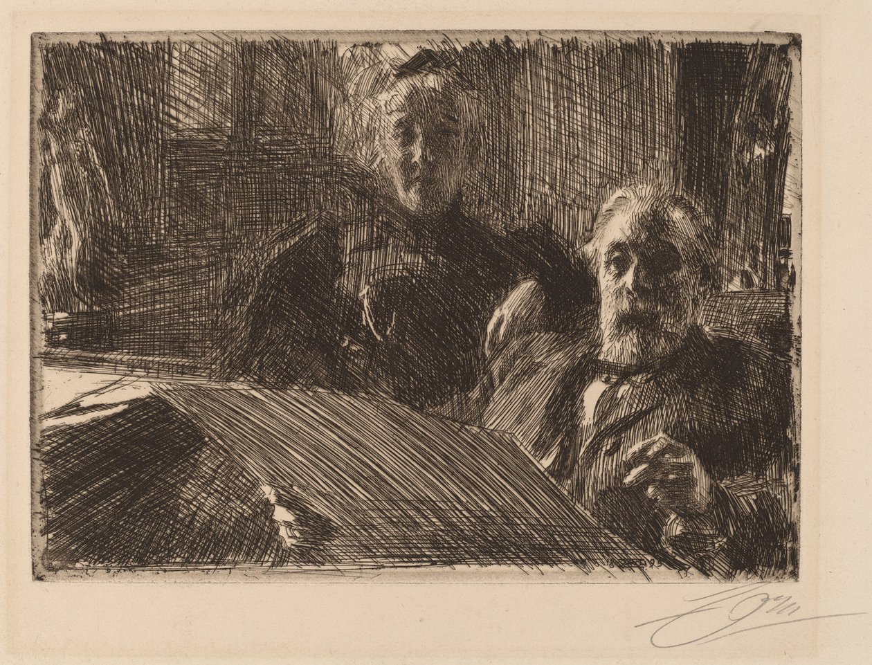 Państwo Furstenburg autorstwa Anders Leonard Zorn