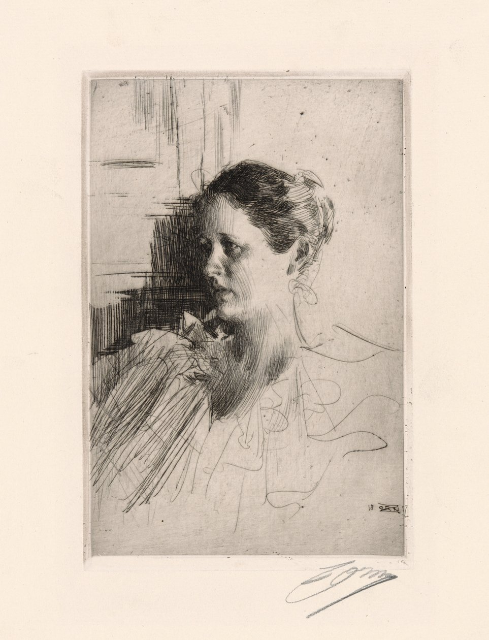 Pani Nagel autorstwa Anders Leonard Zorn