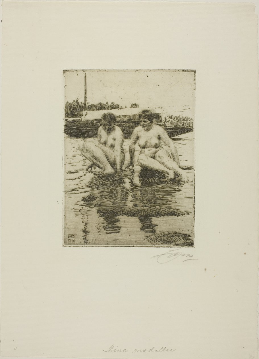 Moje modele autorstwa Anders Leonard Zorn