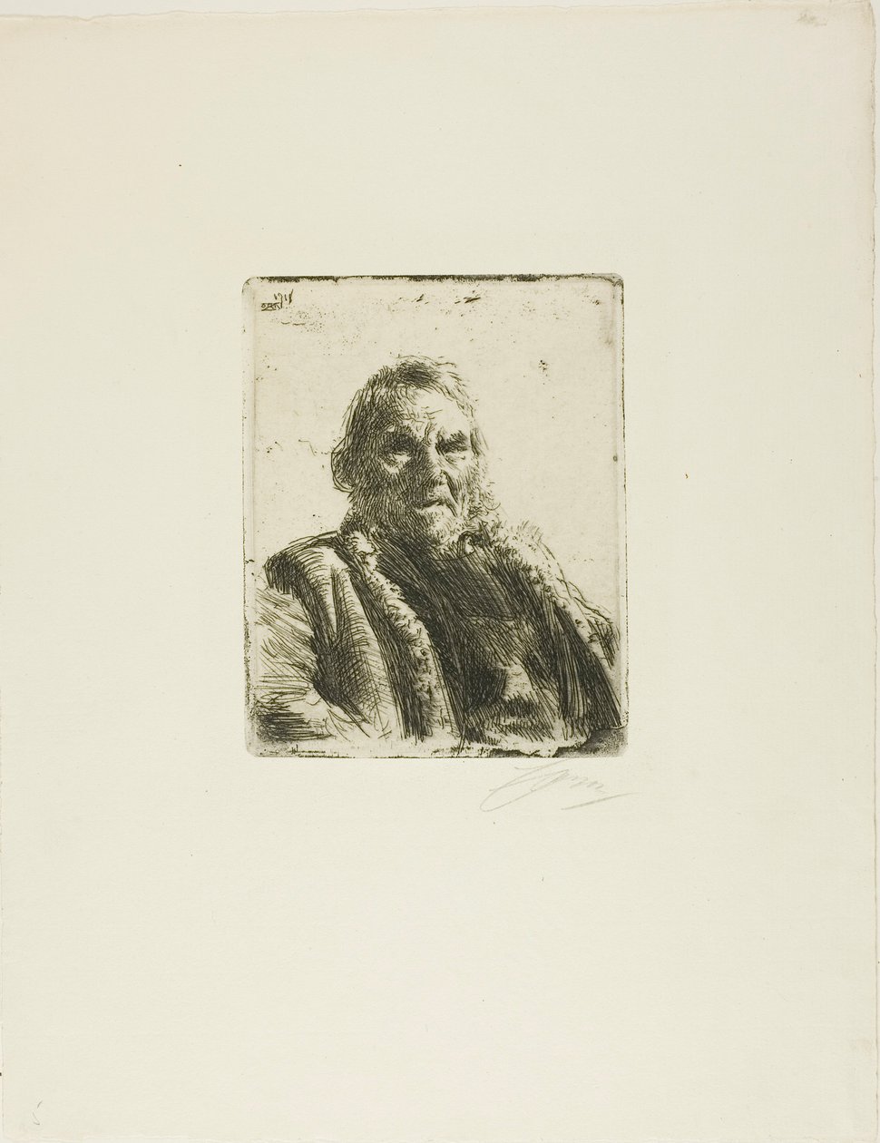 Stary żołnierz („Książę”) autorstwa Anders Leonard Zorn