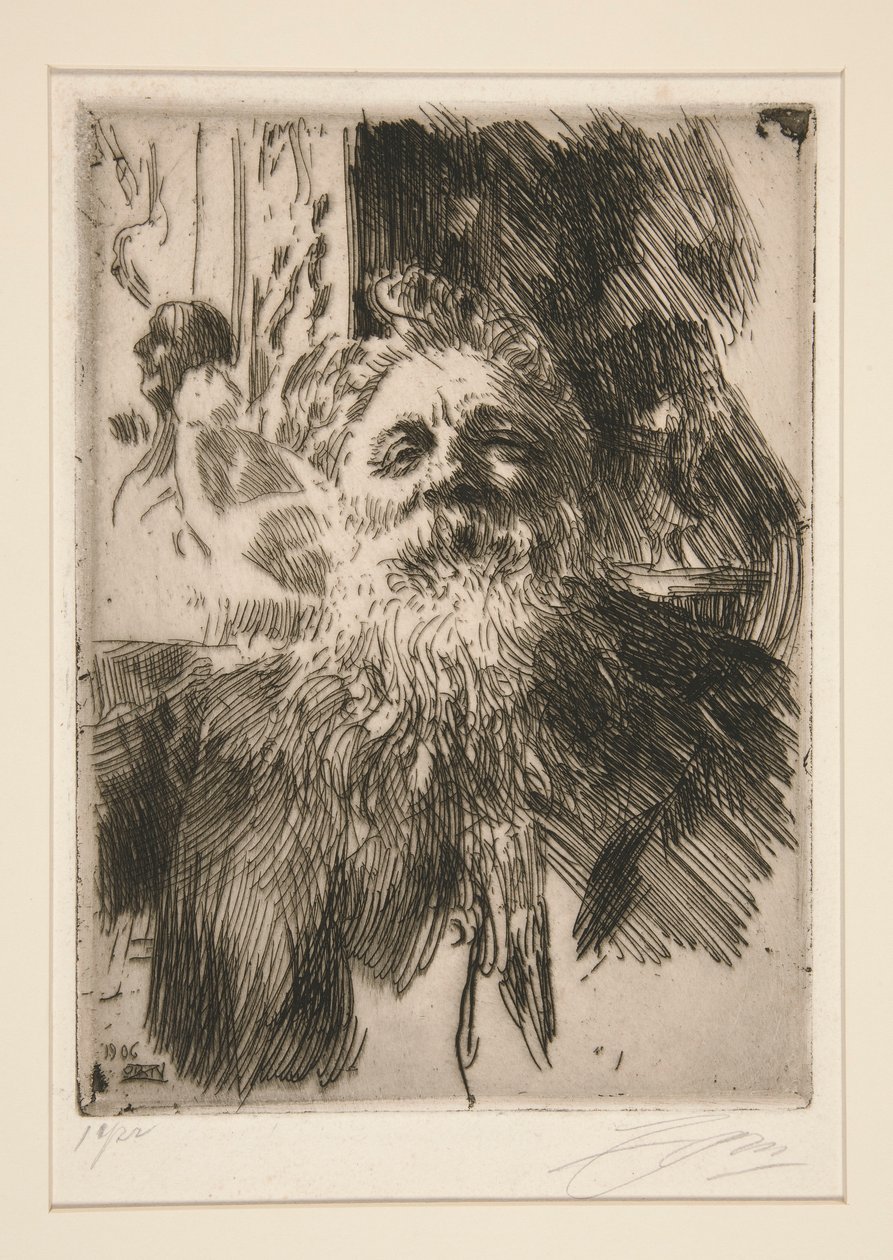 Portret A. Rodina autorstwa Anders Leonard Zorn