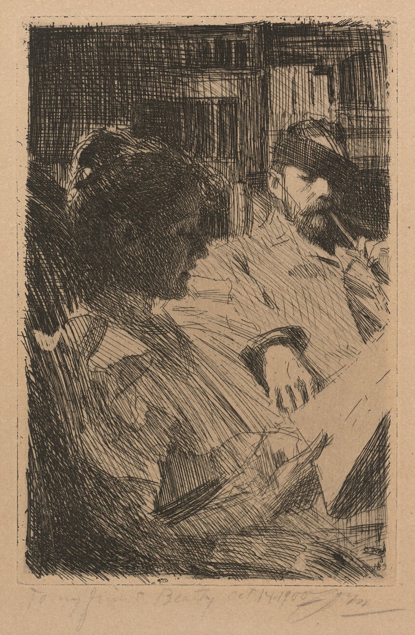 Czytanie (wykład) autorstwa Anders Leonard Zorn