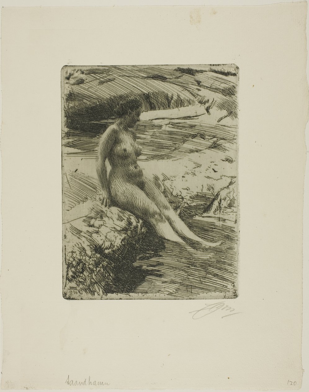 Piaskowy Port autorstwa Anders Leonard Zorn