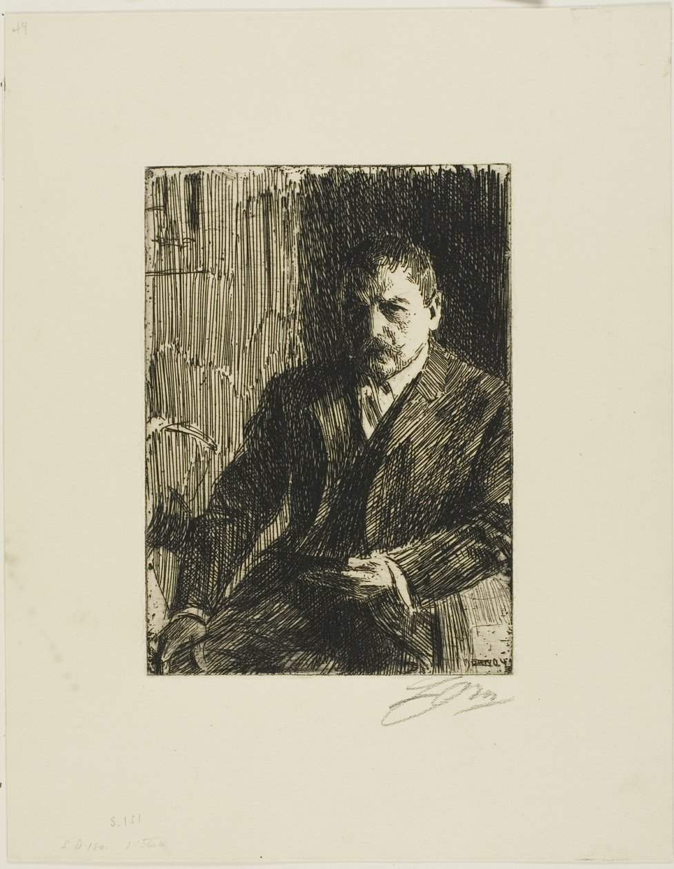 Autoportret 1904 I autorstwa Anders Leonard Zorn