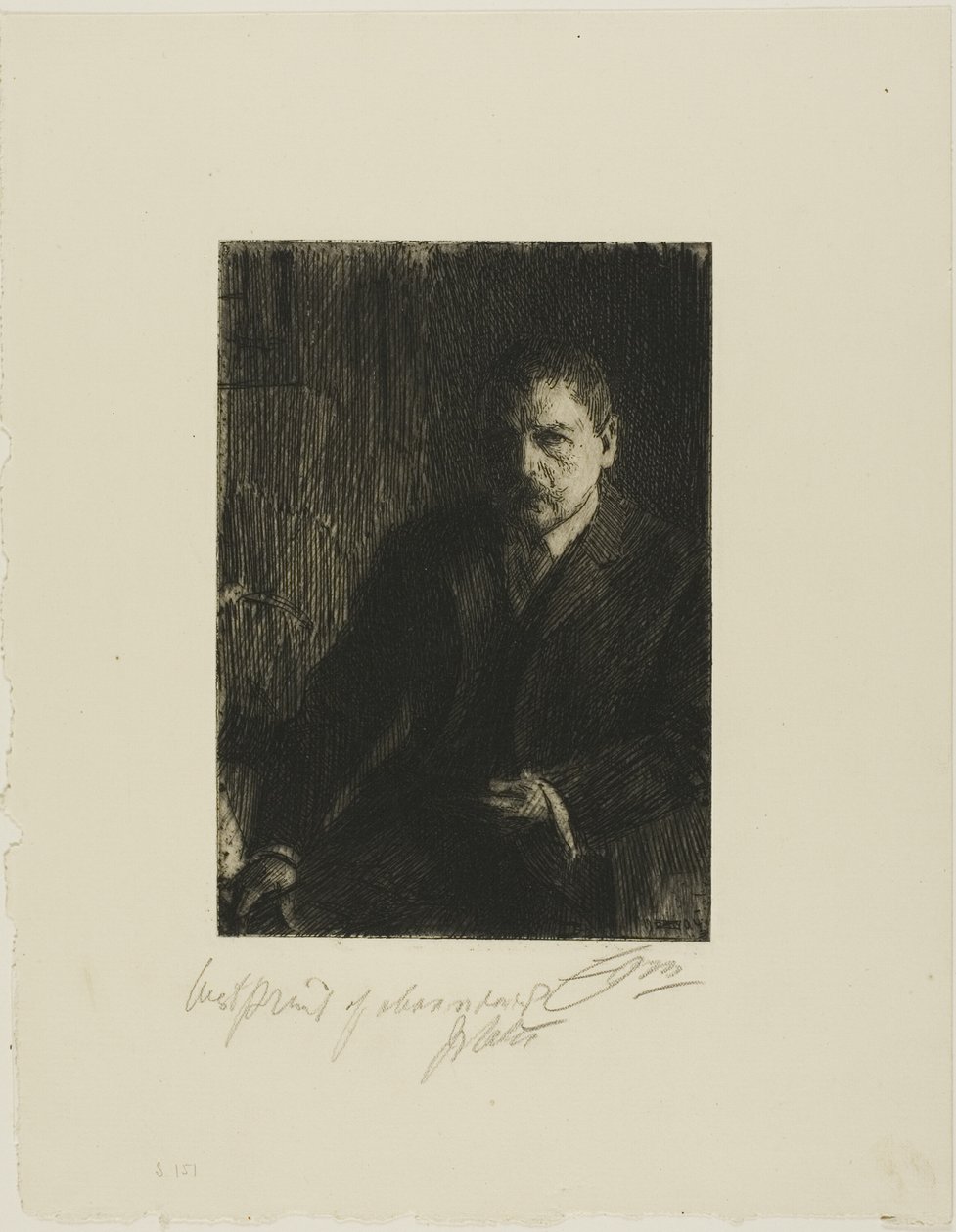 Autoportret 1904 I autorstwa Anders Leonard Zorn
