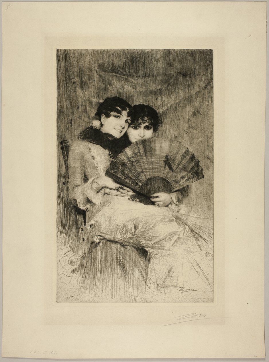 Kuzynostwo autorstwa Anders Leonard Zorn