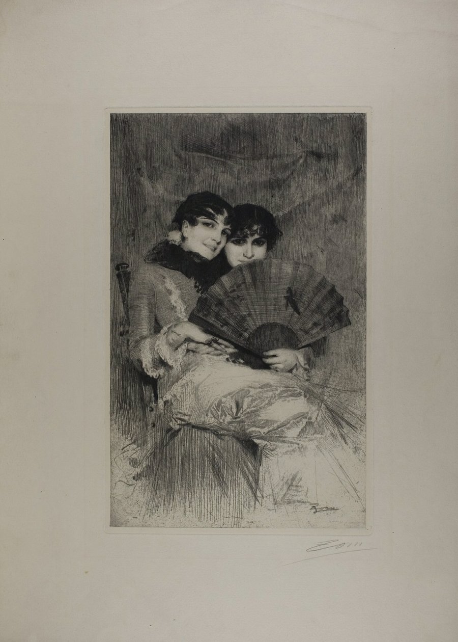 Kuzynostwo autorstwa Anders Leonard Zorn