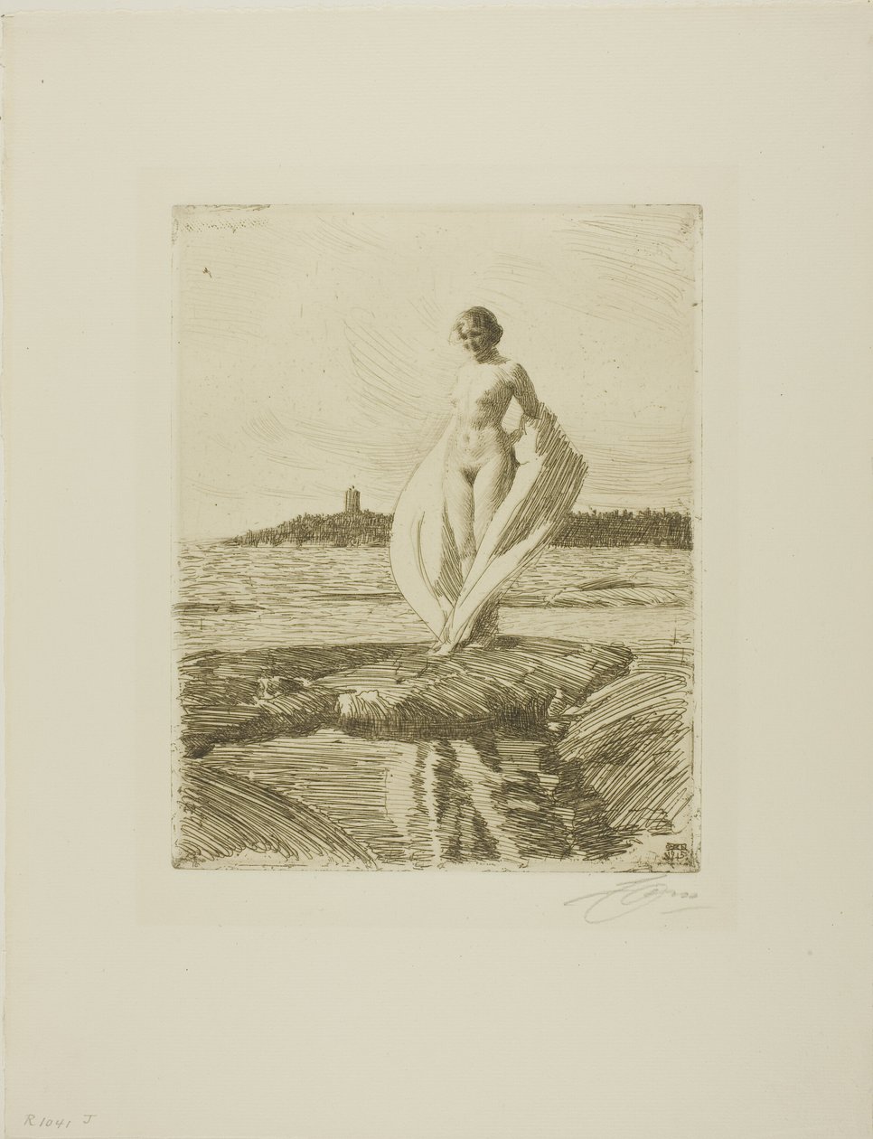 Łabądź autorstwa Anders Leonard Zorn