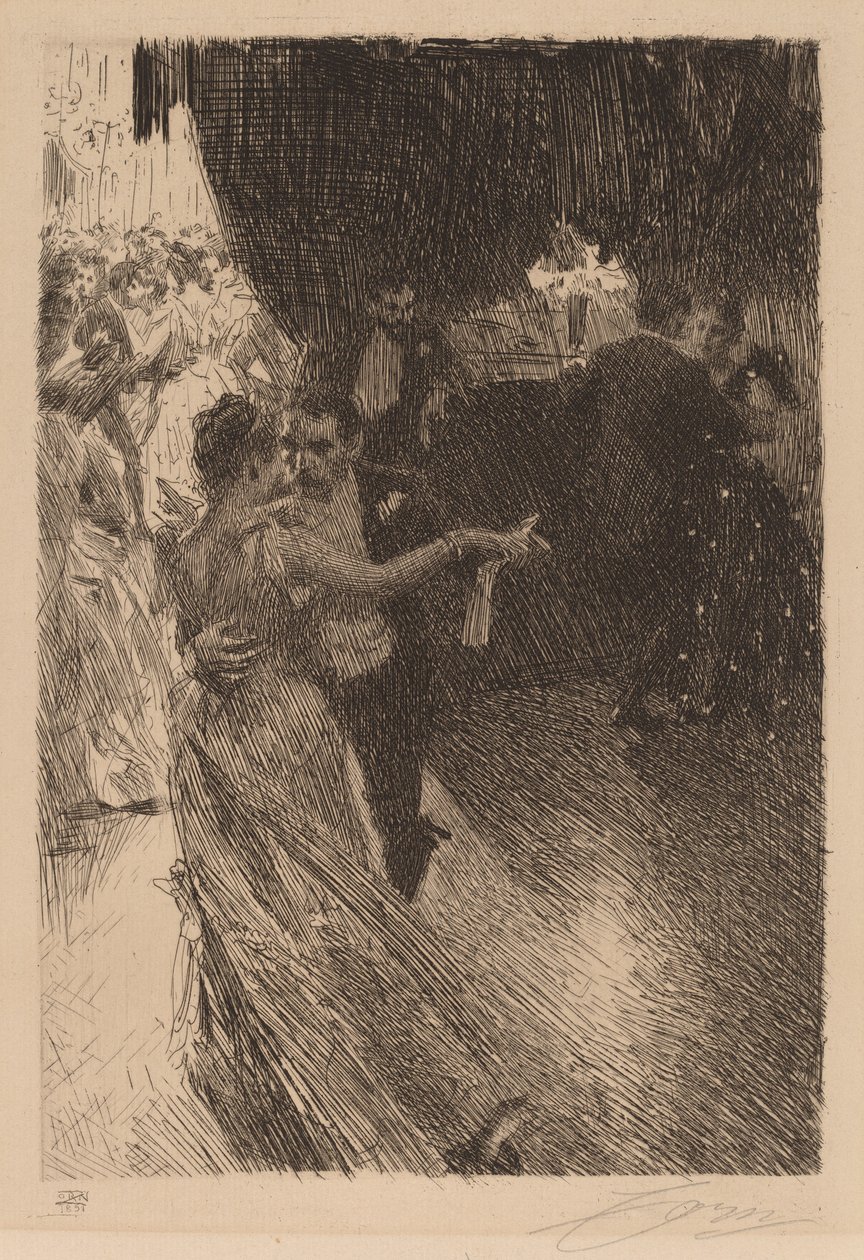 Walc autorstwa Anders Leonard Zorn