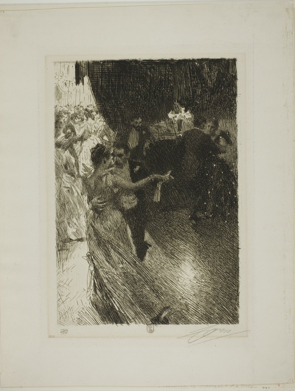 Walc autorstwa Anders Leonard Zorn