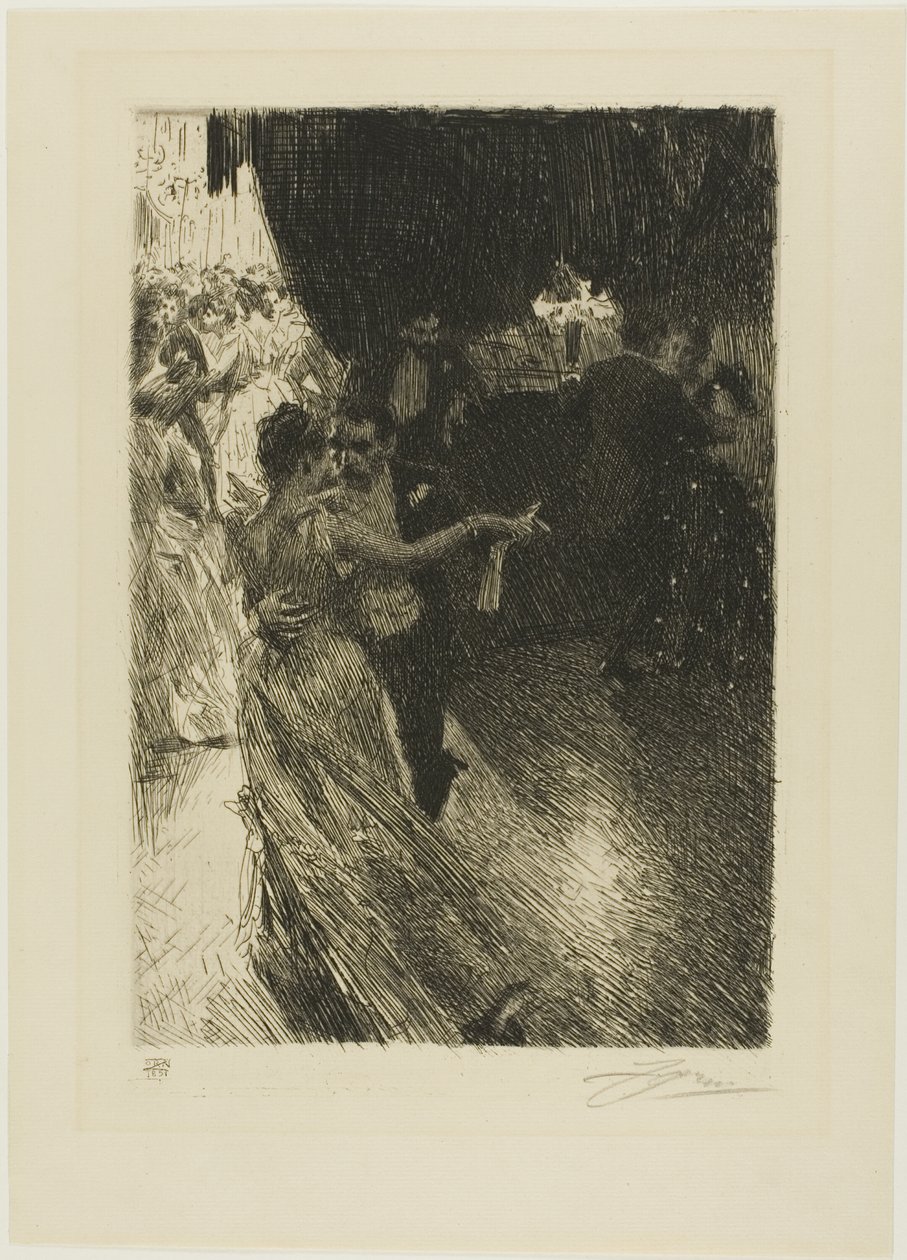 Walc autorstwa Anders Leonard Zorn