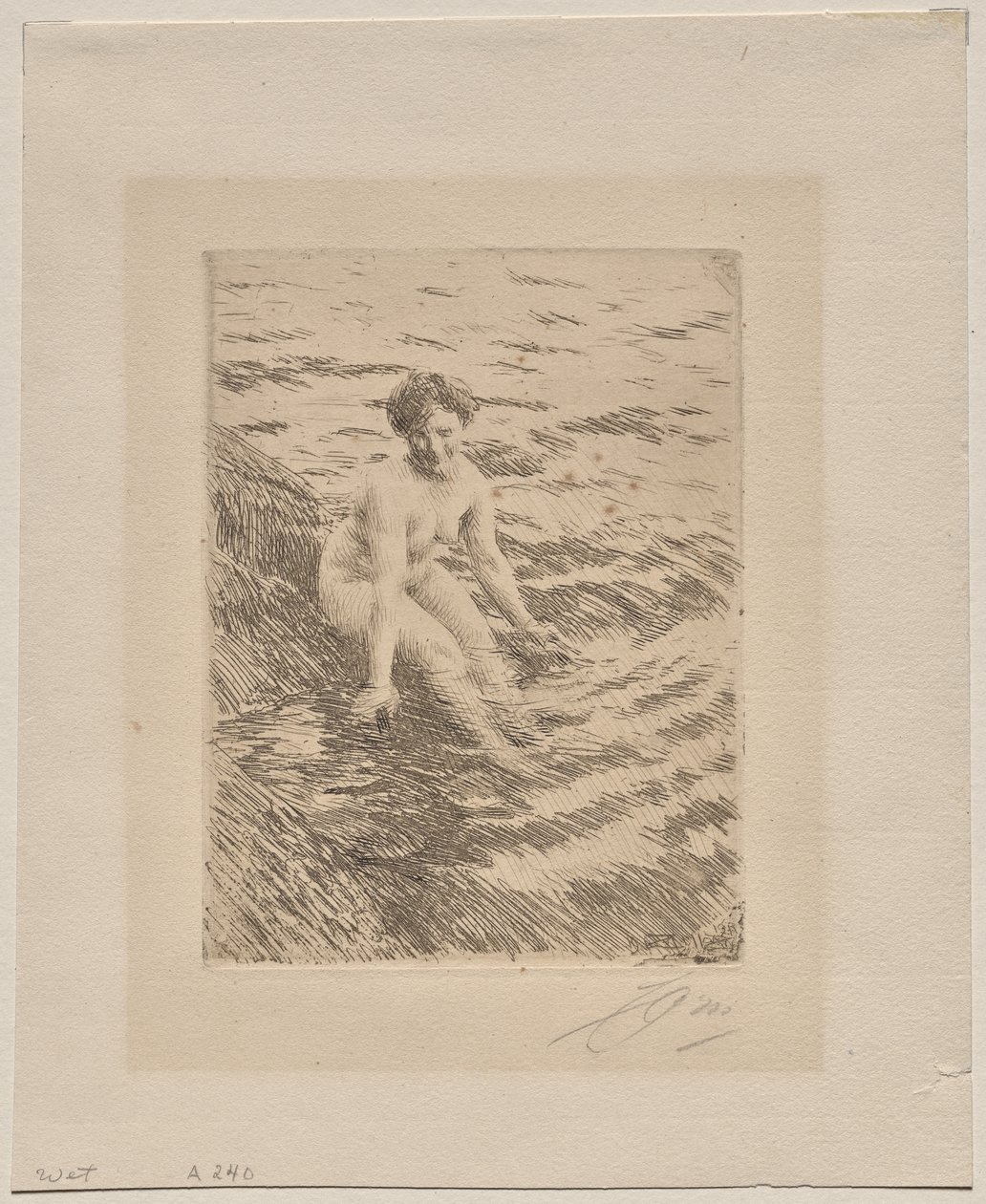 Mokro autorstwa Anders Leonard Zorn