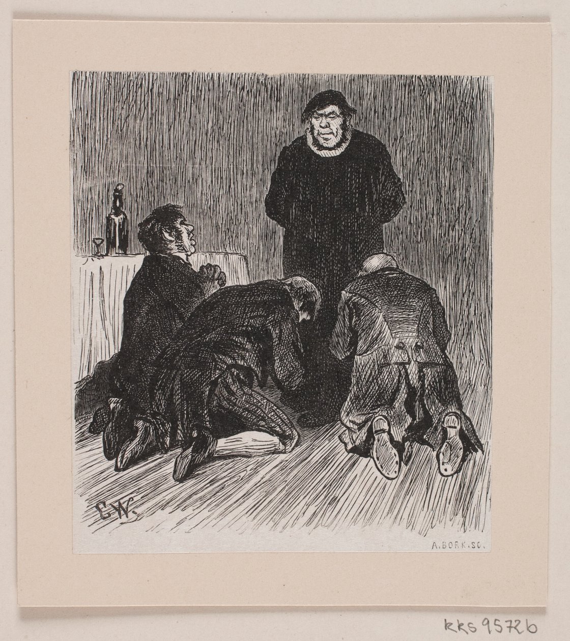 Ilustracja do „Spalacza węglowego” autorstwa André Bork