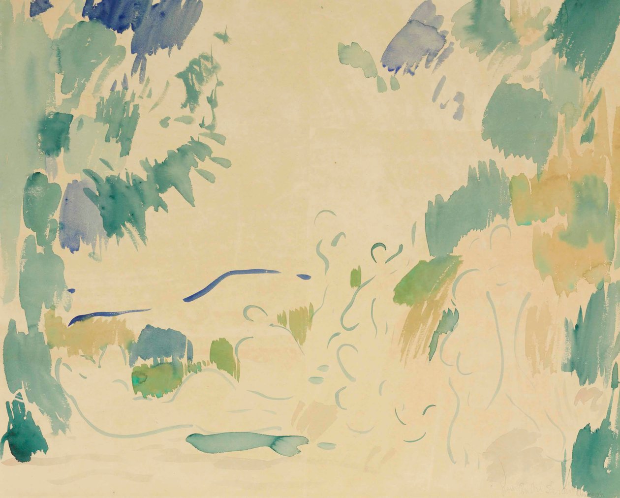 Kąpiący się autorstwa Andre Derain