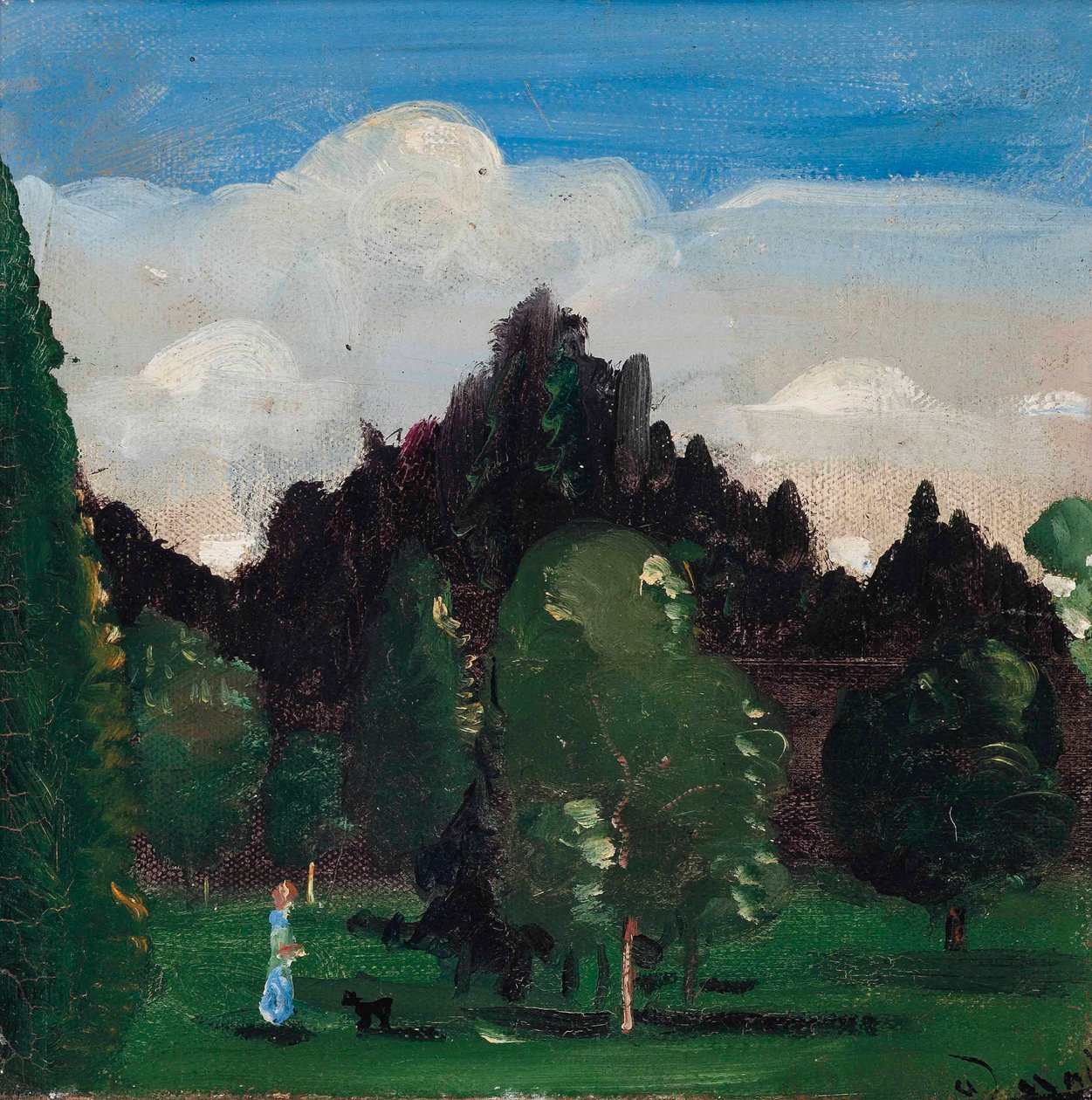 Krajobraz Ile-de-France autorstwa Andre Derain