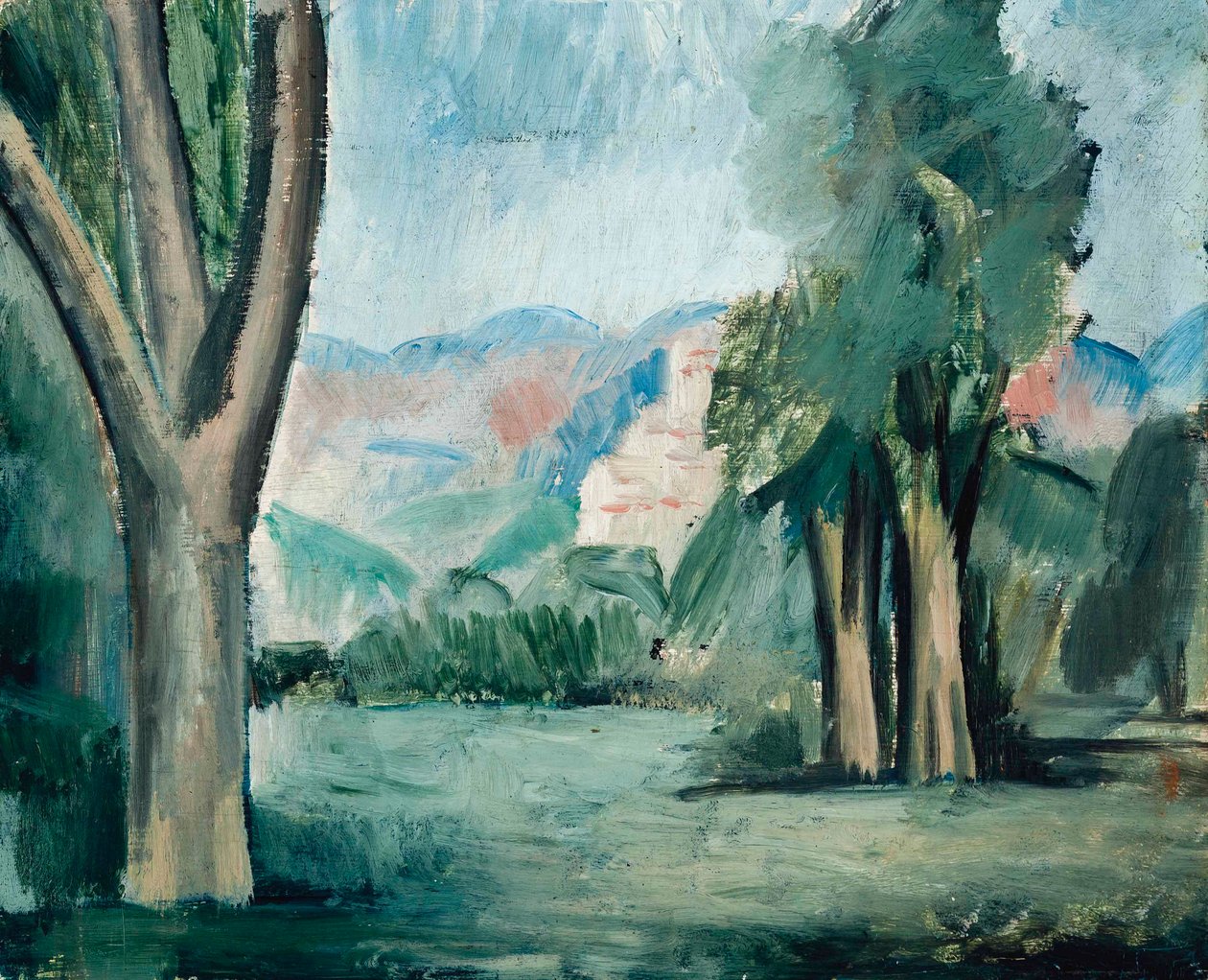 Krajobraz Prowansji autorstwa Andre Derain