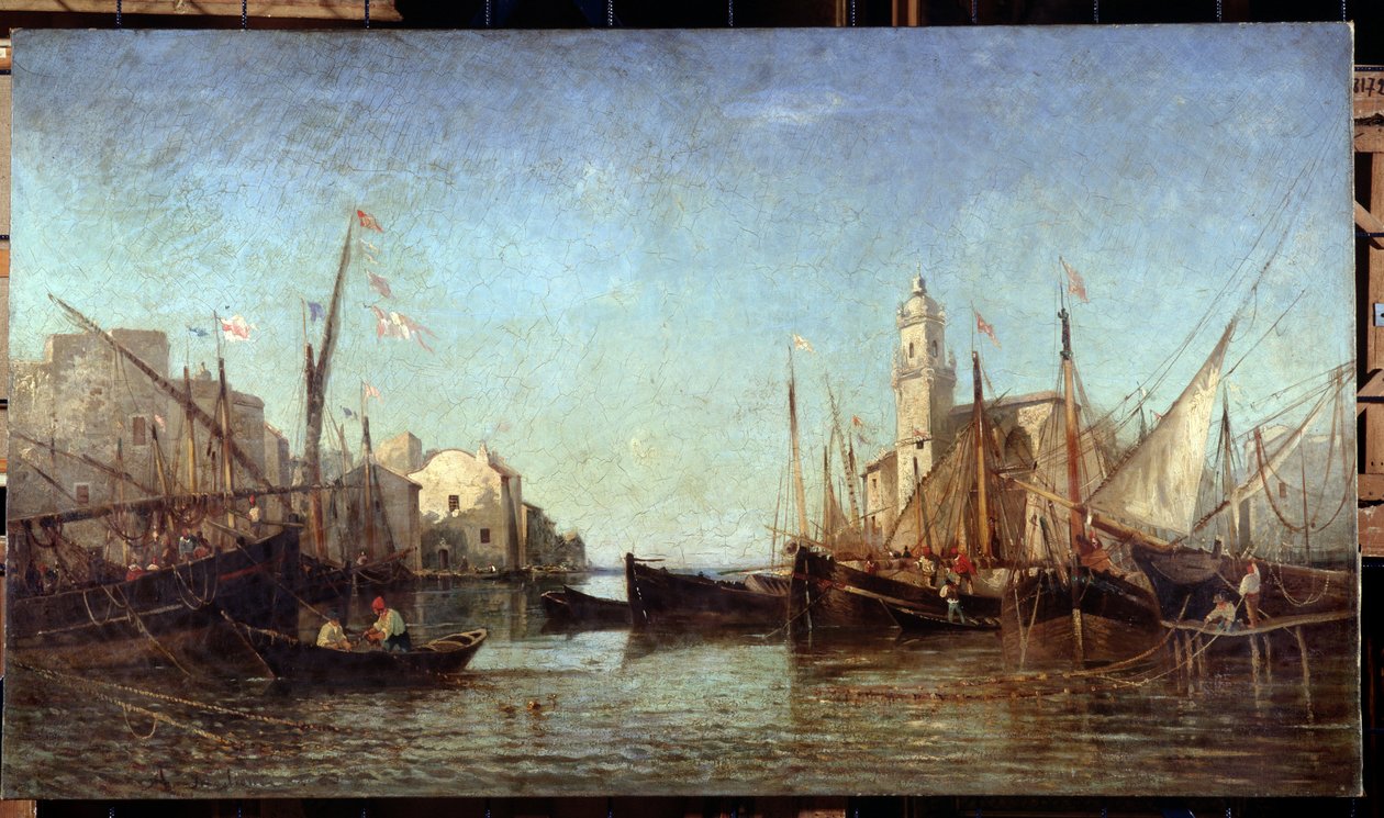 Widok Martigues autorstwa André Maglione