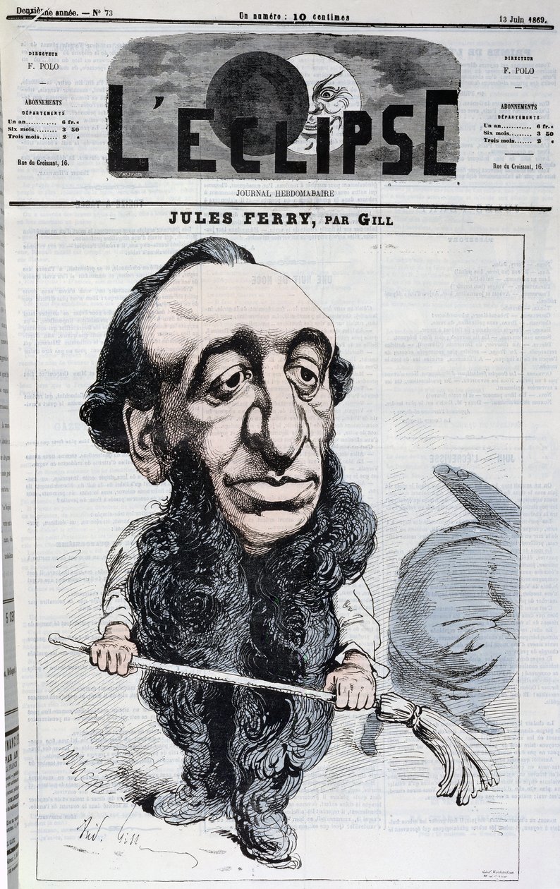 Jules Ferry (1832-93), ilustracja na okładce z magazynu "L