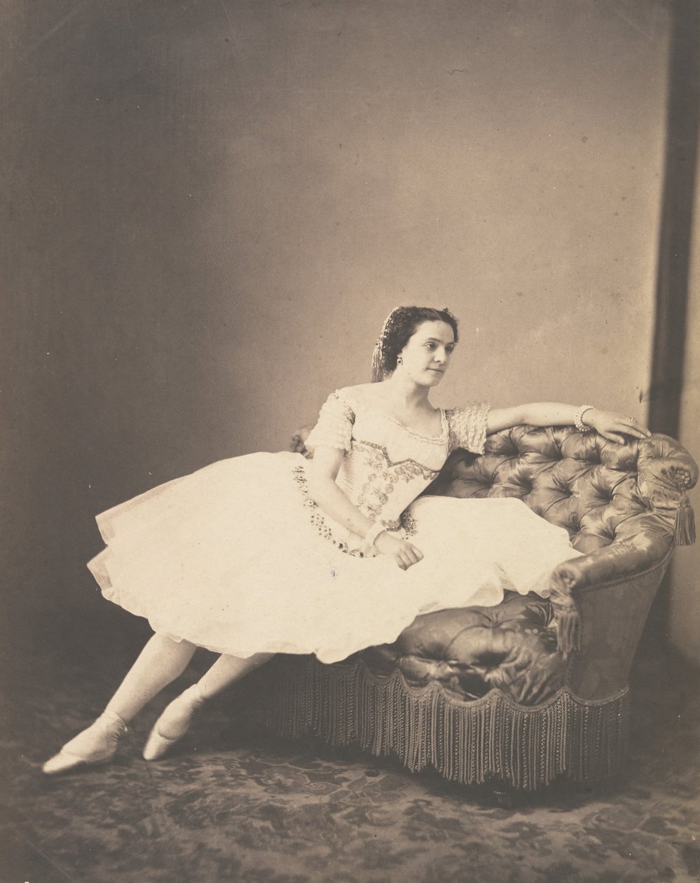 Caroline Rosati, ca. 1860. autorstwa Andre Adolphe Eugene Disderi
