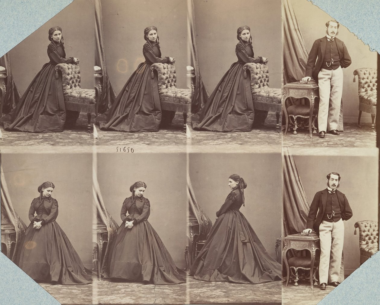 Kostiumy V, 1863-67. autorstwa Andre Adolphe Eugene Disderi