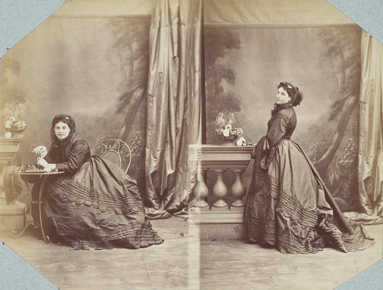 Półświat II 57, 1858-68. autorstwa Andre Adolphe Eugene Disderi