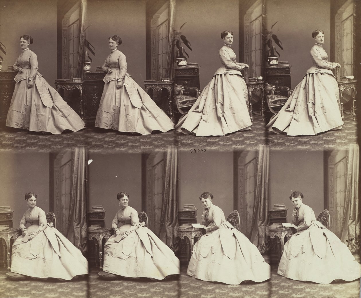 Estera Dawida, 1866. autorstwa Andre Adolphe Eugene Disderi