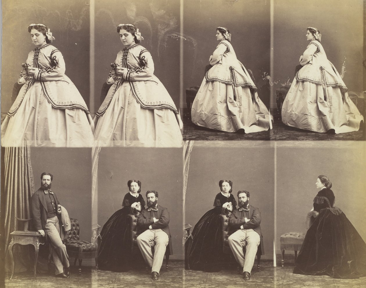 Heloiza, 1863. autorstwa Andre Adolphe Eugene Disderi