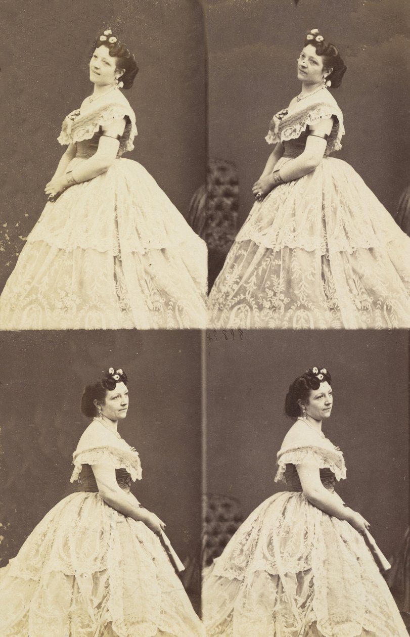 Honoune Keller, 1864-65. autorstwa Andre Adolphe Eugene Disderi