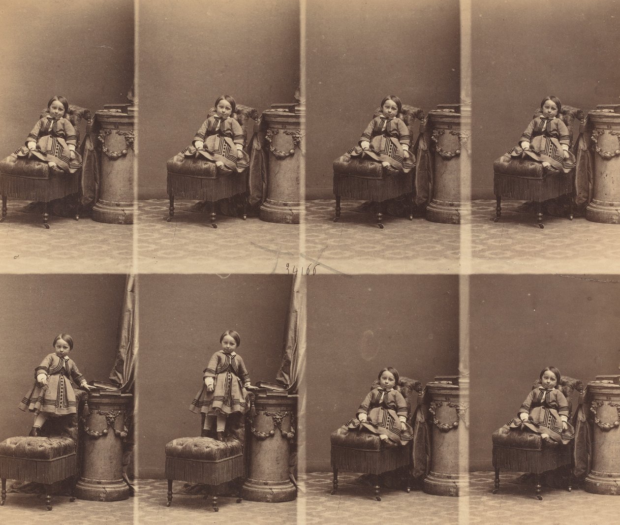 panna Trachier autorstwa Andre Adolphe Eugene Disderi