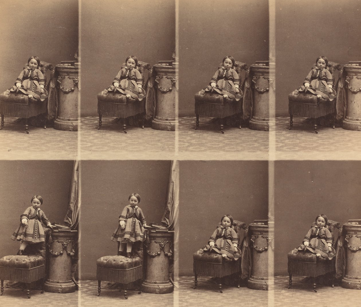 Mademoiselle Trachier, rok. 1860. autorstwa Andre Adolphe Eugene Disderi