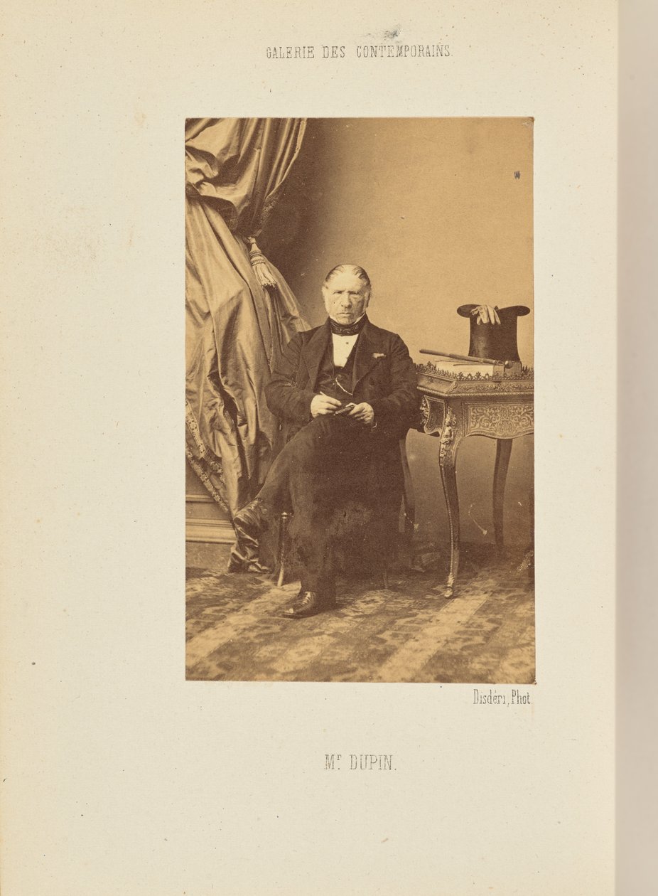 Pan Dupin autorstwa Andre Adolphe Eugene Disderi